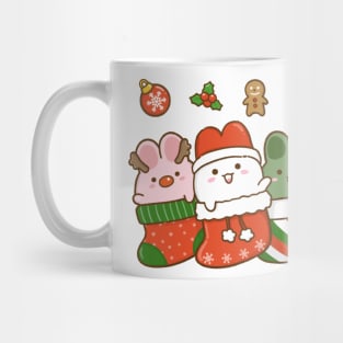 Bunny Christmas Stocking Mug